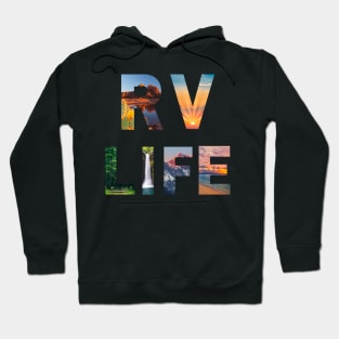 RV Life Camping Adventure Images Hoodie